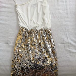 Sequenced Ivory dress